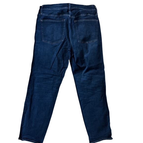 J. Crew High Rise ‘03 Super Stretch Slim‎ Jeans Dark Wash Size 32 - Picture 5 of 10